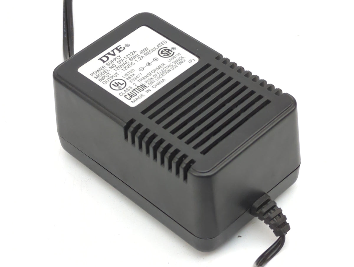 DVE DV-1212A Class 2 Transformer 12 VDC 1.2A Power Supply Adapter ...