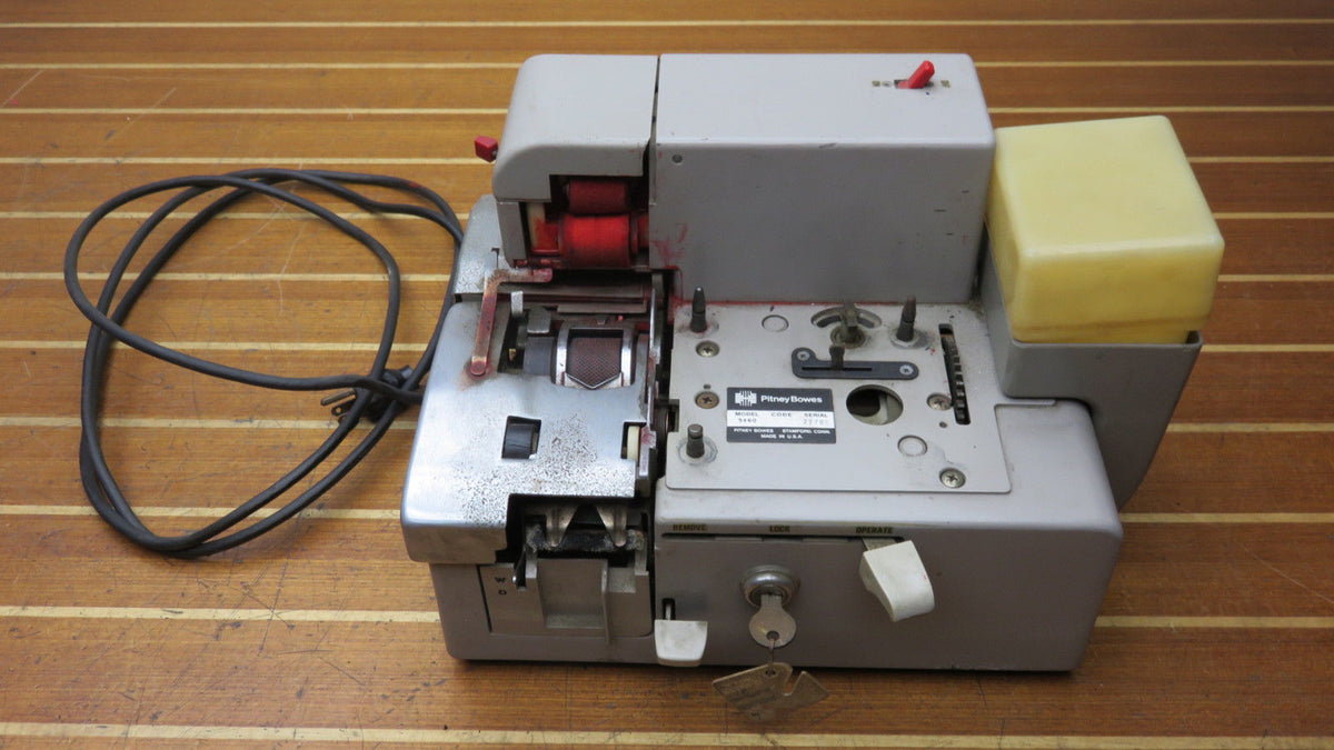 Pitney Bowes 5460 Semi Automatic Postage Meter Mailing Machine for