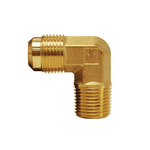 Dixon Valve 149F-4-2 Brass 1/4" SAE 45° Flare X 1/8" NPT 90° Elbow Fitting