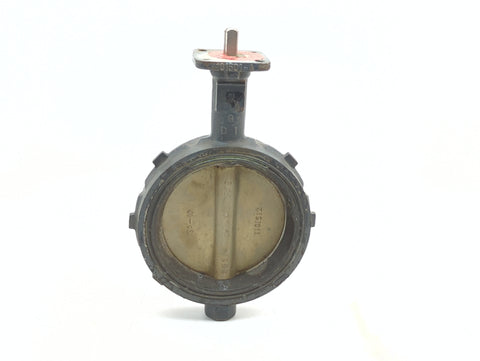 NIBCO WD-2000-6 Alloy 955 6" Wafer Type Ductile Iron 200 PSI Butterfly Valve