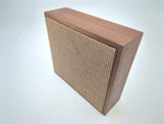 Vintage Modern 12" X 13-1/2" X 4-1/2" Teak Bookshelf or Wall Speakers