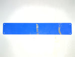Vintage 4" X 24" Blue and White Employees Entrance Sign