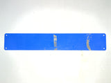 Vintage 4" X 24" Blue and White Employees Entrance Sign