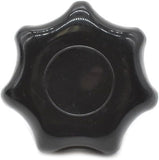 BigHorn 19704B 19704-B Black Polly 2" X 5/16”-18 Thread 7-Star Knob