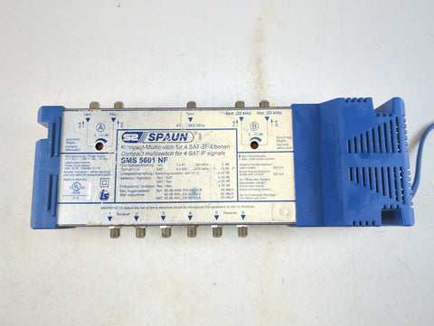 Spaun SMS 5601 NF DuoSAT Compact Multiswitch for 4 SAT IF Signal & Terrestrial