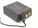 Calrad 40-DCT-1-E Compact Size 2-Channel Digital to Stereo Audio Converter