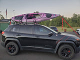 Malone 102056 J-Pro J-Style Canoe or Kayak Rack Carrier with Tie-Downs