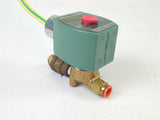 ASCO 8262H016 Red Hat Brass Normally Closed 1/8" 120V Shut-Off Solenoid Valve