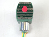 ASCO 8262H016 Red Hat Brass Normally Closed 1/8" 120V Shut-Off Solenoid Valve