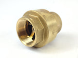 Bonomi 100003 EUROBLOCK 1-1/2" WOG400 Brass In-Line Check Valve with Viton Seal