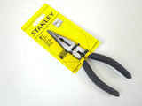 Stanley 84-101 Forged Steel Rubber Grip 6" Long Needle Nose Plier with Side Cutter
