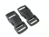 YKK LB25RD + LB25RD2 1" Webbing Strap Dual Ladderloc Side Squeeze Release Buckle 2-Pack Bainbridge PA152BK/2