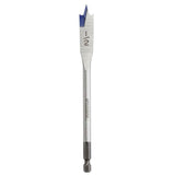 Irwin IWAX128PC Speedbor Carbon Steel 6” Quick-Change Hex Blue Groove Spade Wood Drill Bit Set 8-Pack
