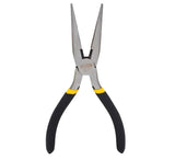 Stanley 84-101 Forged Steel Rubber Grip 6" Long Needle Nose Plier with Side Cutter