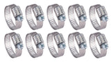 IDEAL 5228 Tridon SAE 28 Micro-Gear 1-5/16 X 2-1/4” Stainless Steel Hose Clamp Box of 10
