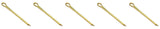 Cotter Pin 1/16" X 1" Marine Grade C260 Brass McMaster-Carr 98450A108 5-Pack