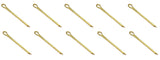 Cotter Pin 1/16" X 1" Marine Grade C260 Brass McMaster-Carr 98450A108 10-Pack