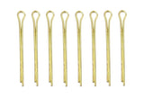 Cotter Pin 1/8" x 2” Marine Grade C260 Brass McMaster-Carr 98450A195 8-Pack