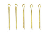 Cotter Pin 3/32” x 2” Marine Grade C260 Brass McMaster-Carr 98450A139 5-Pack