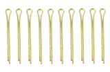 Cotter Pin 5/32” x 2” Marine Grade C260 Brass McMaster-Carr 98450A240 10-Pack