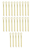 Cotter Pin 5/32” x 3/4" Marine Grade C260 Brass McMaster-Carr 98450A215 25-Pack