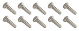 Hex Head Cap Screw Bolt M4-0.7 X 40mm Grade 18-8 A2-70 304 Stainless Steel 10-Pack McMaster-Carr 91287A053