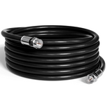 THE CIMPLE CO RG6 Indoor/Outdoor 75' Dual Shielded Coax Coaxial Cable CMP-COAX-SGL-CC-BLK-75F