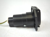 CURT 58150 58151 Black Plastic Vehicle Side 7-Way RV Blade Connector Socket