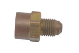 Eaton Weatherhead Danfoss 46X3 Brass 3/16" Tube X 1/8" NPT SAE 45° Flare Female Connector Fitting
