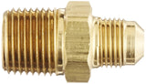 Eaton Weatherhead Danfoss 48X8X8 Brass 1/2" Tube X 1/2" NPT SAE 45° Flare Male Connector Fitting