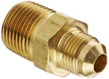 Eaton Weatherhead Danfoss 48X8X8 Brass 1/2" Tube X 1/2" NPT SAE 45° Flare Male Connector Fitting