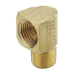 Parker Hannifin 249IFHD-4-4 Brass 1/4" Tube X 1/4" NPT Inverted Flare 90° Elbow Fitting 2-Pack