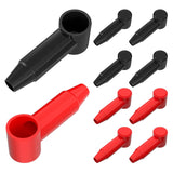 RVBOATPAT CCI25-70-BR Marine Grade 4 to 2/0 AWG Silicone Rubber Battery Terminal Cover 5-Pair
