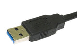 Calrad Electronics 72-125-15 Super Speed Type A 15’ ft. Male to Male Connector USB 3.0 Cable