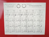 Eastern Fastener Corp AS270 Internal and External Retaining Ring Set with Compartment Case
