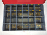 Eastern Fastener Corp AS270 Internal and External Retaining Ring Set with Compartment Case