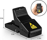 Feeke M01-6Pack Boat Marine Black Plastic Small Mice Trap Indoor Mouse Trap 6-Pack