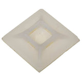 Kable Kontrol CT250 Nylon 6/6 Natural 1" 4-Way Cable Zip Tie Mount 10-Pack