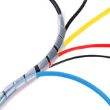 Kable Kontrol SPW-375SP-NATURAL Vortex Polyethylene 3/8" ID Spiral Wire Wrap Tubing By The Foot