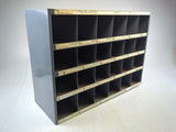 Durham MFG 356-95 24 Bin Opening 33 X 12 X 24 Parts Organizer Metal Storage Box