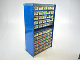 Durham Akro Mils Vintage Metal Frame 60 Plastic Drawer Bin Parts Organizer Storage Cabinet