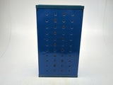 Durham Akro Mils Vintage Metal Frame 60 Plastic Drawer Bin Parts Organizer Storage Cabinet