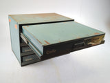 Durham 310B-95 Vintage Metal 96 Compartment 4-Sliding Drawer Storage Bin Parts Organizer Cabinet Rack CURTIS Noll