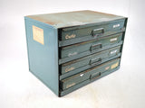 Durham 310B-95 Vintage Metal 96 Compartment 4-Sliding Drawer Storage Bin Parts Organizer Cabinet Rack CURTIS Noll