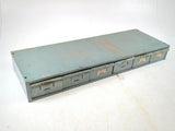 Durham 002-95 Vintage Metal 6-Drawer Adjustable Compartment Small Parts Organizer Storage Bin