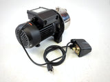 ATO JS-120 Stainless Steel 1.6HP 110V Electric 898 GPH Shallow Well Pump with Pressure Switch
