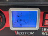 Vector BC15BV Automatic 12V 50A Battery Charger with Engine Start and Alternator Check