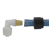 Flair-It 30725 06325 PEXLock EcoPoly Plastic 1/2" PEX Flex Hose Nut & Insert 3-Pack