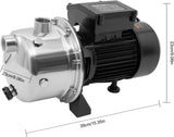 ATO JS-120 Stainless Steel 1.6HP 110V Electric 898 GPH Shallow Well Pump with Pressure Switch