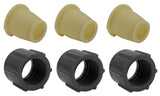 Flair-It 30725 06325 PEXLock EcoPoly Plastic 1/2" PEX Flex Hose Nut & Insert 3-Pack